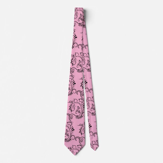 Gravata Tribal Rosa (Frente)
