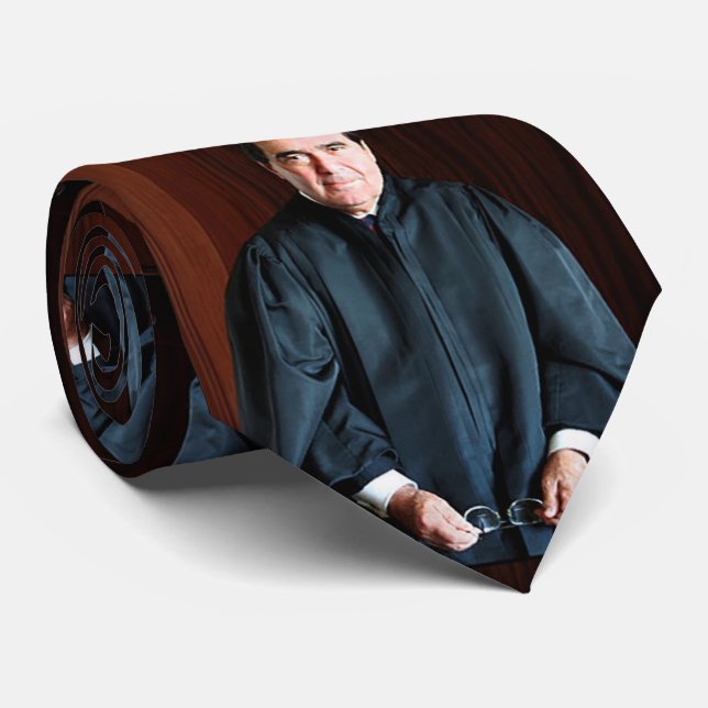Gravata Tribunal Supremo Antonin Scalia (Rolled)