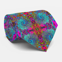 Trippy Sky Blue Abstrato Retro Liquid Swirl