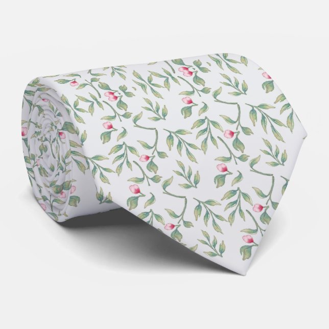 Gravata Tropical Breeze Wedk Keepsasak Tie (Rolled)