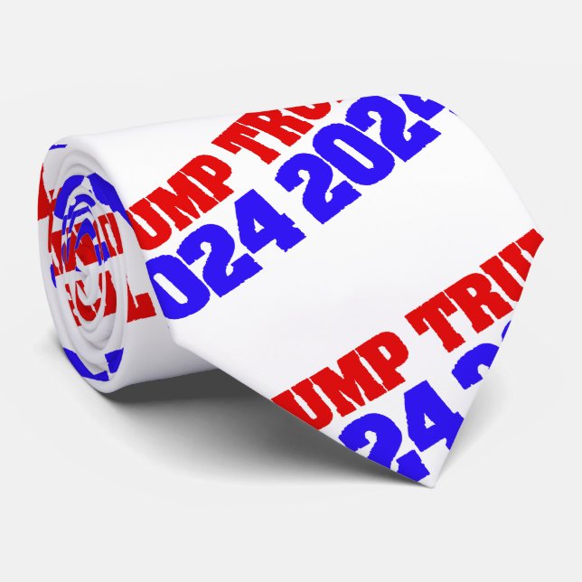 Gravata Trump 2024 (Rolled)