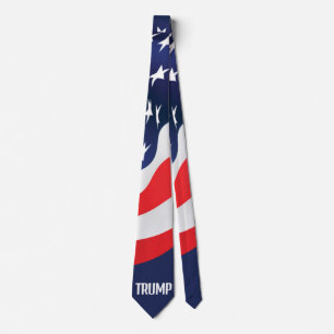 Gravata Trump 2024 Flag Neck Tie