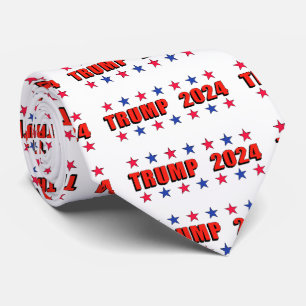 Gravata TRUMP 2024 Stars Neck Tie