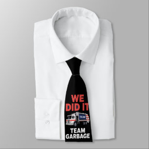 Gravata Trump 2024 Truck Garbage Nós Fizemos Ele Team Garb