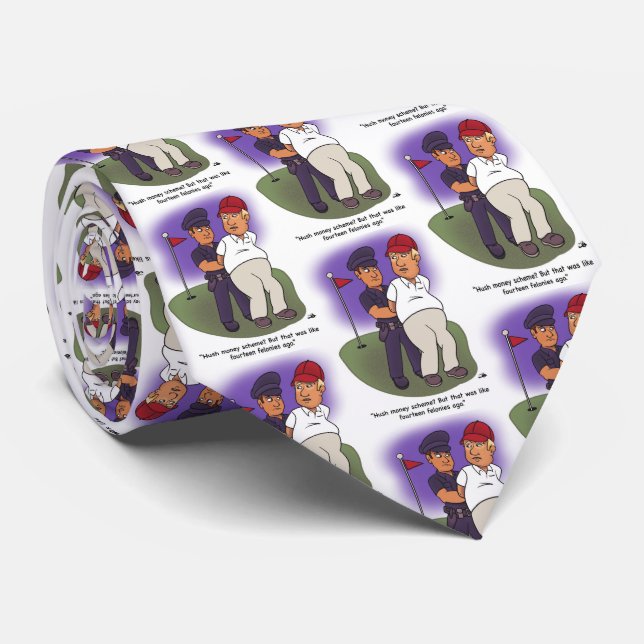 Gravata Trump Felonies Necktie (Rolled)