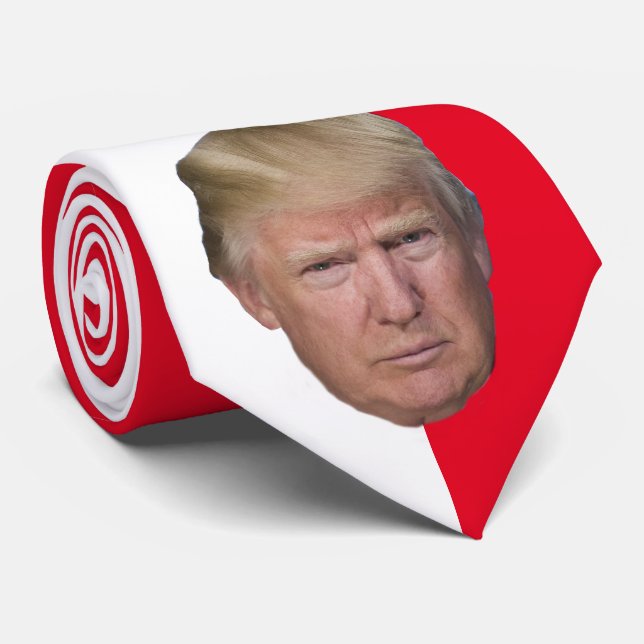 GRAVATA TRUMP WHITE E QUALQUER COR — PLANO DE FUNDO ALTERÁ (Rolled)