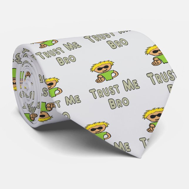 Gravata Trust Me Bro (Rolled)