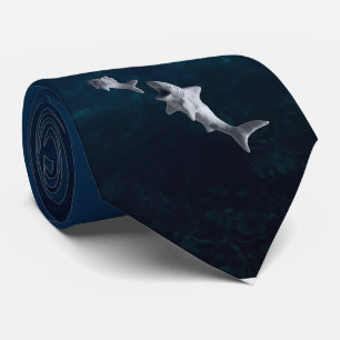 Gravata Tubarão-Cinzento Após Pescoço De Água Azul Pro