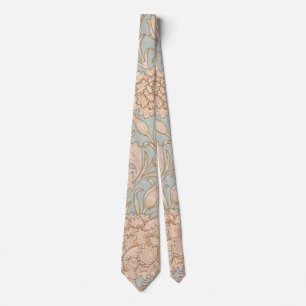 Gravata Tulipa Selvagem Floral Design de William Morris