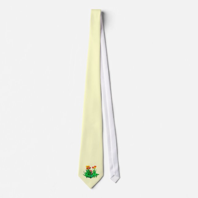 Gravata Tulipas e um Jacinto (Frente)