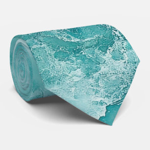 Gravata Turquoise Swirl Mens Neck Tie