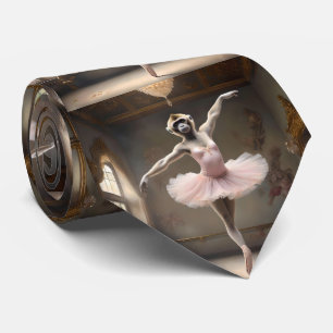 Gravata "Tutu-rific! A Pirouette Graceful de Gibbon"