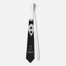 Gravata “Tuxedo Look” Groom’s Wedding Tie