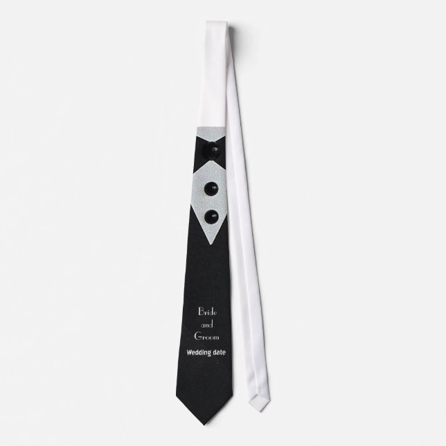 Gravata “Tuxedo Look” Groom’s Wedding Tie (Frente)
