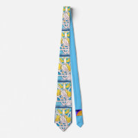 Ucrânia suporta Design azul e amarelo masculinos