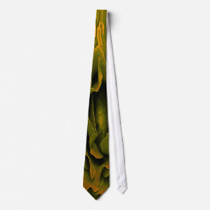 Gravata Um ouro sensual e um laço floral verde!