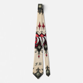 Gravata Um romance gótico. Um ornamentado, estilo gótico