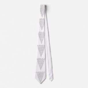 Gravata Uma fatia de apresentação do Pi