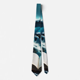 Gravata Uma Orca Nadadora na onda.