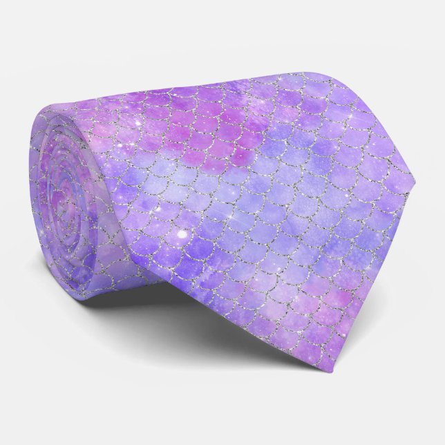 Gravata Uma Sereia Galaxy Series Design 3 (Rolled)