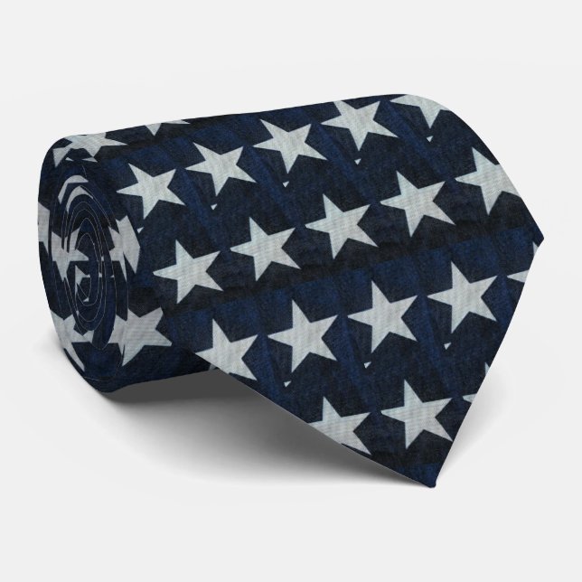 Gravata United USA Flag Necktie (Rolled)