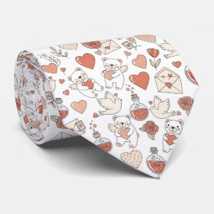 Gravata Urso Fofo e Corações -- Berçário Pastel (11)