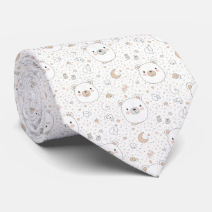 Gravata Urso Fofo e Corações -- Berçário Pastel (9)