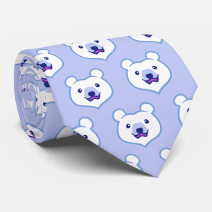Gravata Urso polar dos desenhos animados do amante dos