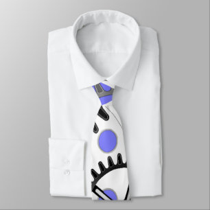Gravata Ursos no Azul Periwinkle