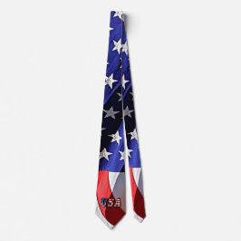 Gravata USA - American Flag Necktie