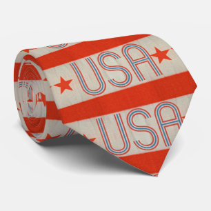 Gravata USA Flag Necktie