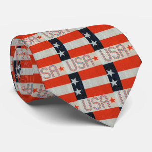 Gravata USA Flag Necktie