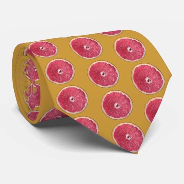 Gravata Uvas Vermelhas Suculentas (Rolled)
