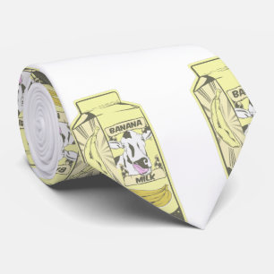 Gravata Vaca de leite de banana