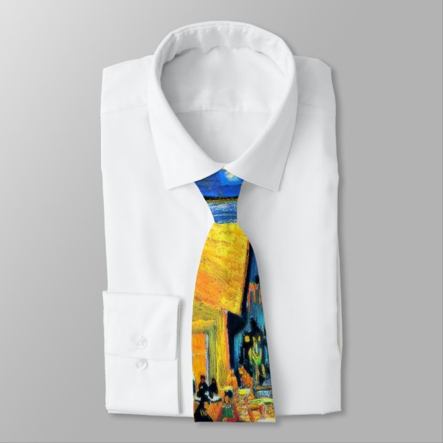 Gravata Van Gogh - Cafe Terrace (Amarrado)