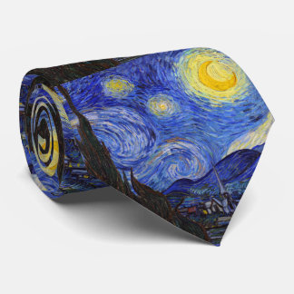 Gravata van Gogh," "Noite de Starry"