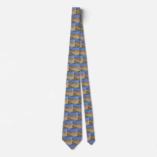 Gravata van Gogh Wheat Stacks with Reaper Yellow & Blue