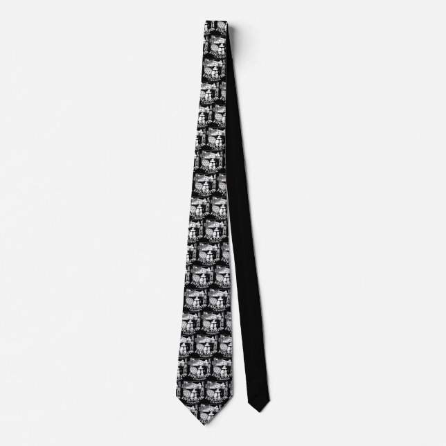 Gravata Vancouver Souvenir Tie Vancouver Landmark Necties (Frente)
