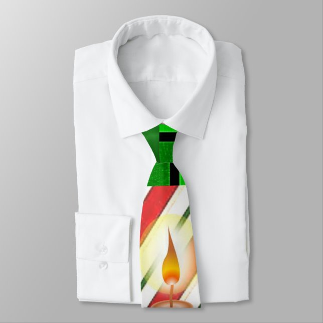 Gravata Vela de Natal (Amarrado)