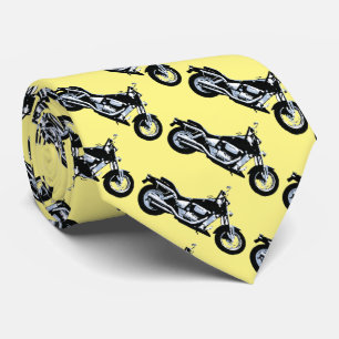 Gravata Velomotor preto, amarelo