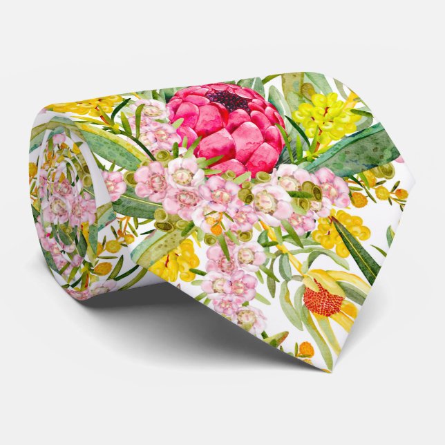 Gravata Verão tropical australiano (Rolled)