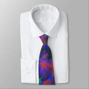 Gravata Verde azul roxo Laço-vermelho do impressão de n