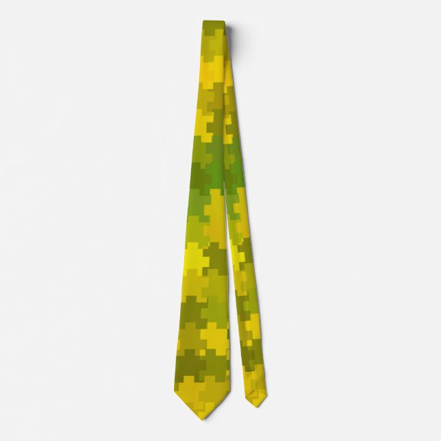 Gravata Verde e Amarelo   (Frente)