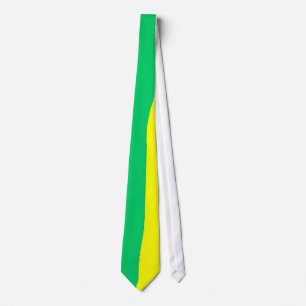Gravata Verde e amarelo