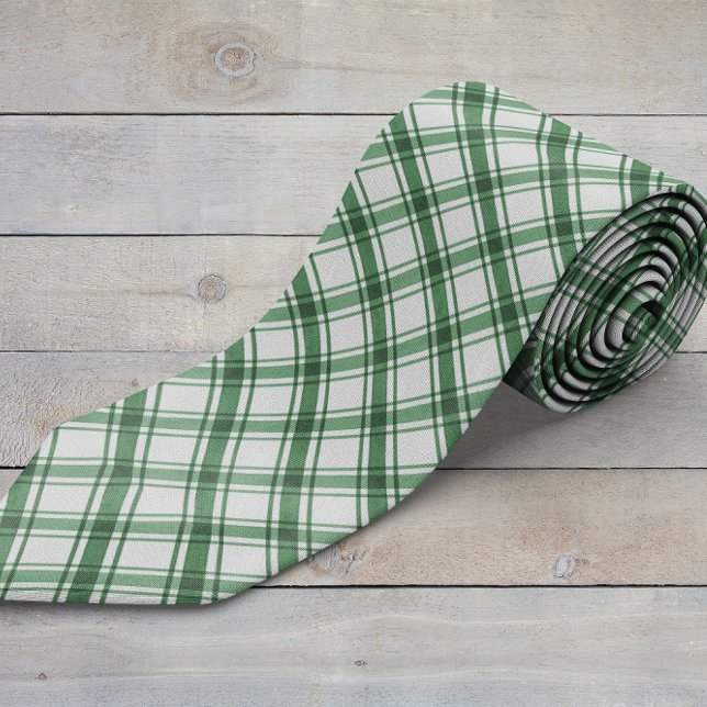 Gravata Verde e Branca (Green and White Neck Tie
)