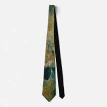 Verde e Dourado, um Abstrato Impressão Gel