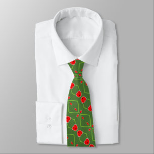Gravata Verde e Vermelho