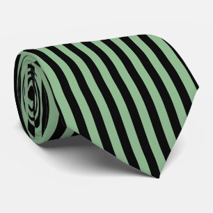 Gravata Verde-escuro e Preto - Grandes Gamas Verticais