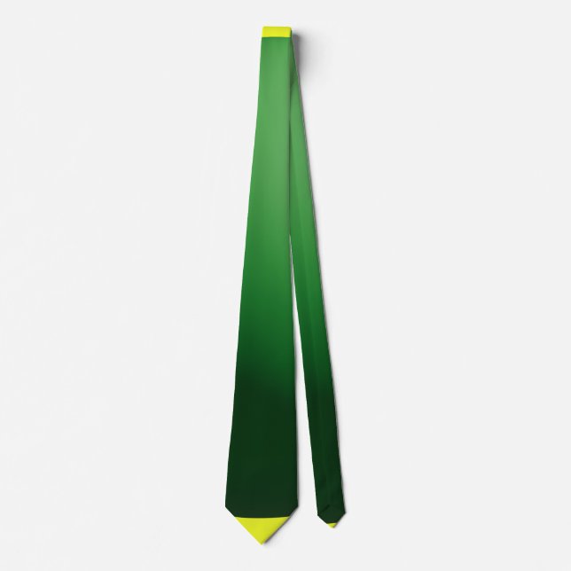 Gravata Verde no Amarelo  (Frente)
