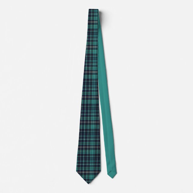 Gravata Verde Tartan (Frente)